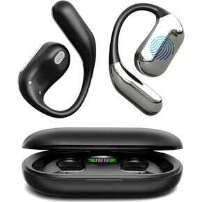 AI Language Translation Earbuds Real-Time, 144 Language Translator Earbuds, 60Hr Battery & Charging Box, APP-Enabled Translator Device for Travel, Business, iOS & Android (Black)