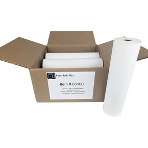 8 1/2" x 100' Brother Thermal Paper - Fits: PocketJet 6, 7, 8 Series Printers - 6 Rolls/Case