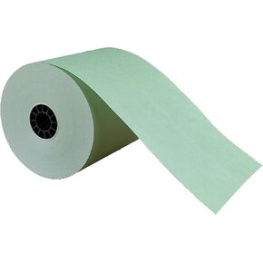 3" x 165' 1-Ply Green Biodegradable Kitchen Printer Receipt Paper - Fits: Toast TKP300, EPSON TM-U220, BIXOLON SRP-275 and STAR SP700 impact printers - 50 rolls/case