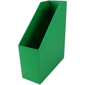 Magazine File, Green - 9.5 x 3.5 x 11.5 in. - 2 Each
