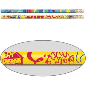 Birthday Scented Pencils 12Pk