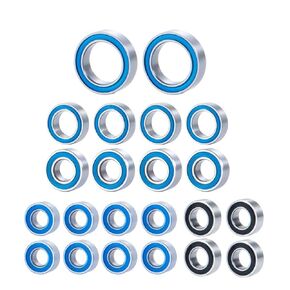 for TRX4M for Bronco for Defender for TRX-4M 1/18 22PCS Metal Sealed Bearing Set RC Crawler Replacement Parts Upgrade and Replacement RC Car Upgrade Part