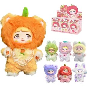 Nommi Interesting Fruit Series Cute Vinyl Face Doll Random Design Action Figures Collectible Toys Home Decorations (Single Box)