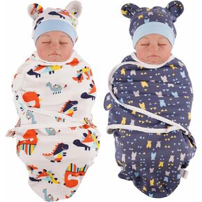 Babeside Reborn Baby Baby Doll بطانية مع عصابة رأس دمية مقابل 17-24 بوصة babydolls ، وملحقات دمية الطفل دمية التفاف.