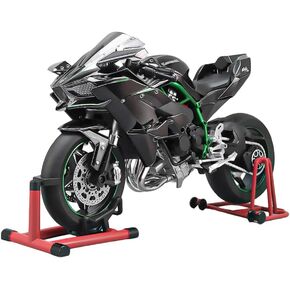 نموذج دراجة نارية ديناميكية Nikolatoy 1/16 ، دراجة نارية محاكاة من سبائك Diecast ، نموذج عرض ديناميكي مع تعليق ، أسطوانة مجانية ، هدية جمع (H2R)