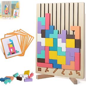 Wooden Stacking Puzzle Toy, Wooden Stacking Puzzle Toy Art, Decorative Home Ornaments for Adults, Stress Relief Toys Adults, Easy Puzzles Memory Game