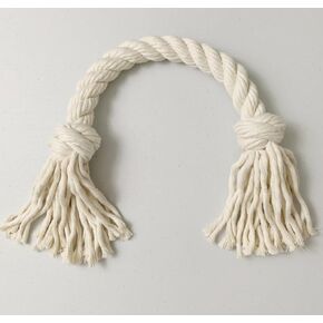 Natural Hemp Dog Toy - Natural Textures Dogs Love - Washable (Medium)