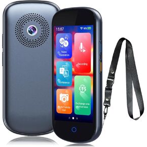 Language Translator Device No WiFi Need,Two-Way AI Voice Translator, Real Time of 137 Language,Text/AI/Offline/Photo Instant Translation Device for Travel Business Learning-Light Grey