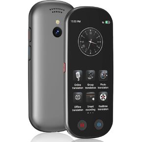 Language Translator Device in 138 Languages Instant No WiFi Needed, Portable Photo Real-Time Offline Online Voice Two-Way Translation with 5.1" HD Touchscreen for Business Learning