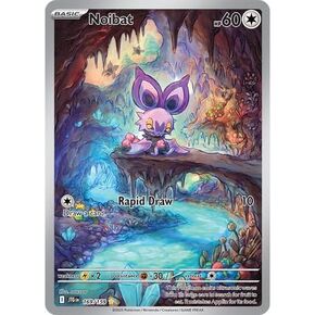Pokemon - Noibat 169/159 – Journey Together – Illustration Rare – Foil Single Card