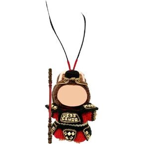 Clothes for Blind Box Doll , Sun Wukong Crochet 4-Piece Set Clothes for 17cm Blind Box Doll Cute Handmade Outfit Ropa para Blind Box Doll Accessories (NO Doll)