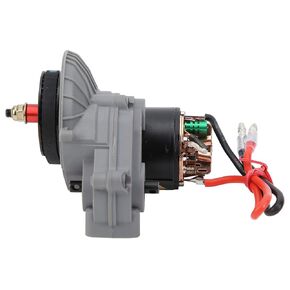 HighPerformance Gear Box with 540 55T Brus Motor for Axial SC II 90046 90047/10 RC Car - G Design (Black) (Grey)