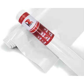 ORACAL 951 Series Premium Cast Film in White - 12" x 10ft - Gloss Finish Silicone Coated Vinyl Sheet Roll for Decals, Signs and Graphics