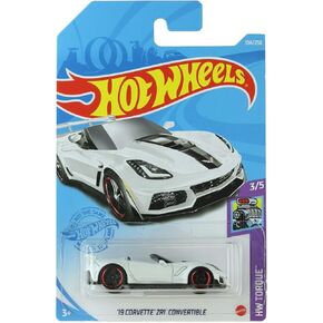 DieCast Hotwheels '19 Corvette ZR1 Convertible, Torque 3/5 [White] 134/250