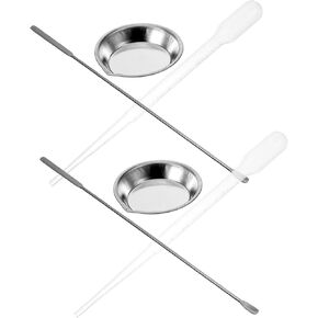 1Set Hobby Painting Tray Durable Paint Mixing Tray with Stirrer and Droppers for DIY Art Craft Supplies for Professionals and Art Students