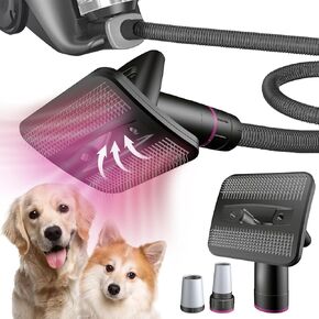 pet grooming vacuum for dogs-Pet Vacuum Grooming Comb Brush Hair Remover Shedding Deshedding Attachment Tool Kit for Dogs and Cats