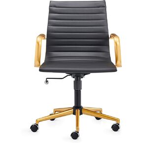 Chair, Desk Computer Chair ，with Armrests ，Ergonomic Office Chair for Home and Office, 17.32 x 22.83 x 35.43 inches, Multiple Colors (Navy)