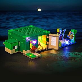 LED Lighting Compatible with Lego The Turtle Beach House 21254, Light Kit Compatible with Lego 21254, Giving Light to Model, NOT Included The Model Set（Standard Version）