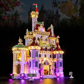 BOOZUU Light Kit for Lego-43263 Beauty and The Beast Castle - Lighting Compatible with Lego Beauty and The Beast Castle Building Set for Adults (Lights Only, No Model)