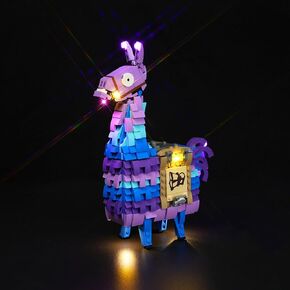 LED Lighting Kit Compatible with Lego Fortnite Supply Llama 77071 (No Lego Models), Creative Light Set Compatible with Lego 77071 - No Lego Model, Lights Only