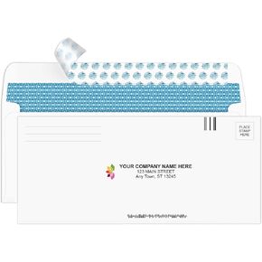 Aimoh 500#9 Custom Printed Reply Envelopes - Self-Seal Security - Personalized with Logo and/or Return Address - Self-Seal, 3-7/8 x 8-7/8 Inches, 500 Count (7-30138-500)