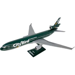 Flight Miniatures City Bird MD-11 1:200 Scale - Plastic Snap-Fit Model Airplane - Collectible Replica of City Bird Airlines Aircraft - Part# AMD-01100H-021