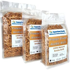 Aquatic Foods Inc. Arctic Krill ، عائم التجميد المجفف للأسماك الاستوائية ، والأسماك البحرية ، والسيتشل ، وسمك السلور ، وأسماك البركة ، والسلاحف المائية ، والسلاحف الأرضية ، والهامستر ، والقوارض ، والزواحف ...