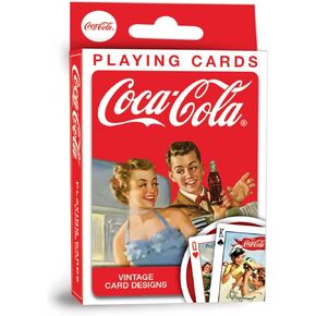 MasterPieces Family Games - Coca-Cola Vintage Ads Playing Cards - Officially Licensed Playing Card Deck for Adults, Kids, and Family