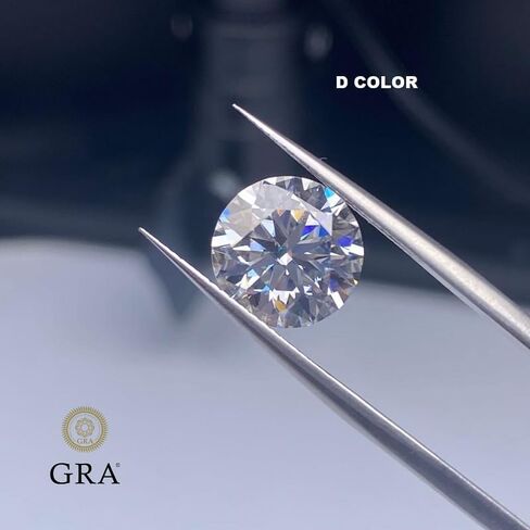 Moissanite real d ملون عديمة اللون moissanite الحجر الحجر VVS1 الوضوح ، المجوهرات النساء مويسانيت لصنع المجوهرات لأقراط الدائري قلادة DIY المجوهرات المجوهرات صنع المجوهرات in Saudi Arabia