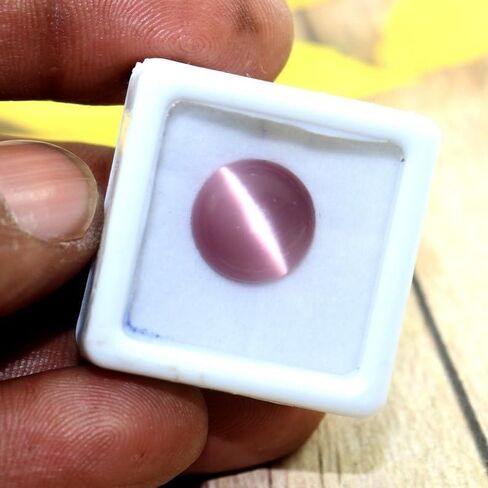 6 CT Origianl Natural chrysoberyl cabochon round cat's best for ring pendant وجعل المجوهرات الفلكية الجميلة in Saudi Arabia