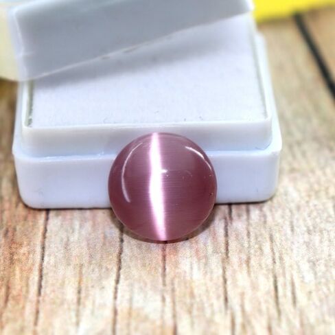 6 CT Origianl Natural chrysoberyl cabochon round cat's best for ring pendant وجعل المجوهرات الفلكية الجميلة in Saudi Arabia