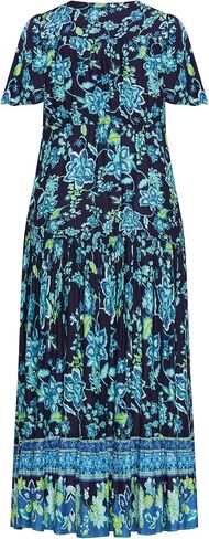 Avenue Women's Plus Size Dress Sandy Midi in Saudi Arabia