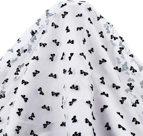 3 Yards Black Nylon Lace Fabric Flower Pattern Lace Trim 59 Inches Wide Floral Pattern Ribbon French Sewing Fabrics for DIY Crafts Wedding Party Sewing Dresses Home Decoration in Kuwait