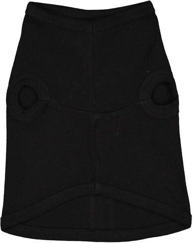 100% Combed Ringspun Cotton 1x1 Baby Rib Dog Tank Top, Chill, Large in Saudi Arabia