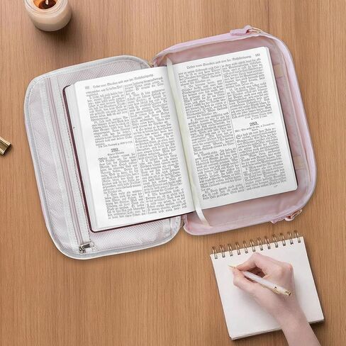 قضية تغطية الكتاب المقدس للنساء ، حالة الكتاب المقدس الفتاة الكبيرة مع حزام القلم القابل للانفصال وحزام الكتف ، حالة حمل الكتاب المقدس لدراسة الكتاب المقدس للبنات ، الأسود in Kuwait