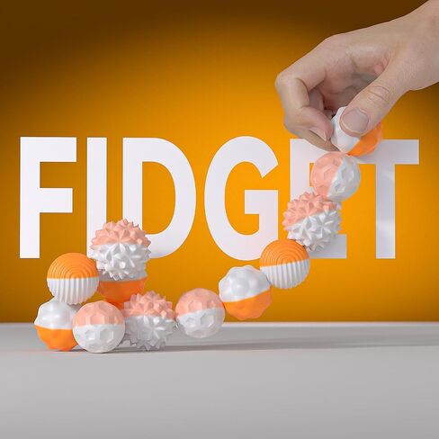 Magnetic Sensory Fidget Balls for Adults & Teens – 8PCS Silicone Textured Quiet Desk Toys for Anxiety Relief, Stress Relief Fidget Balls for Office, ADHD Focus Tools, Gifts for Coworkers or Friends in Kuwait