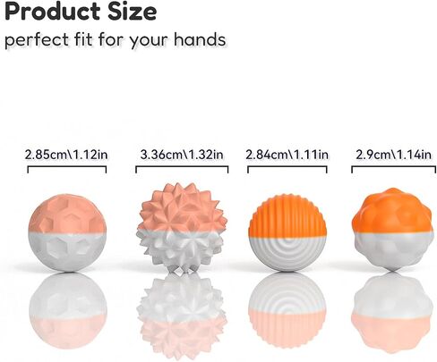 Magnetic Sensory Fidget Balls for Adults & Teens – 8PCS Silicone Textured Quiet Desk Toys for Anxiety Relief, Stress Relief Fidget Balls for Office, ADHD Focus Tools, Gifts for Coworkers or Friends in Kuwait
