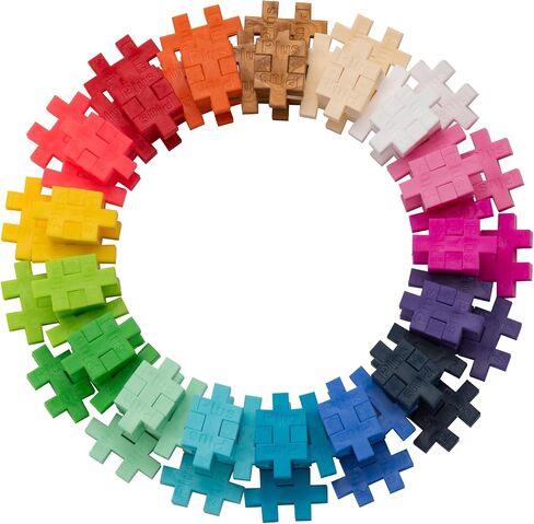 Plus Plus Learn to Build Colorverse Super Set, 3D Building Block Kit, Creative Stem Construction Toy for Kids, 1000 Mini Interlocking Pieces in Saudi Arabia
