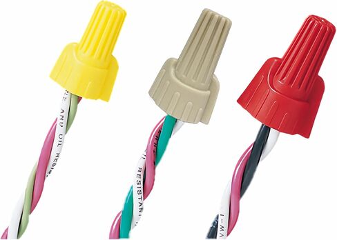 Red Winged Wire Connectors Nuts Easy-Twist, UL Listed Red Wire Cap Electrical Connectors 10 PCs Screw-On Electrical Connectors Kit 18-8 AWG for Connect Electrical Wiring in Saudi Arabia