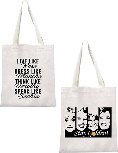 Golden Inspired gift Live Like Rose Dress Like Blanche Think Like Dorothy Speak Like Sophia Cosmetic Bag in Saudi Arabia