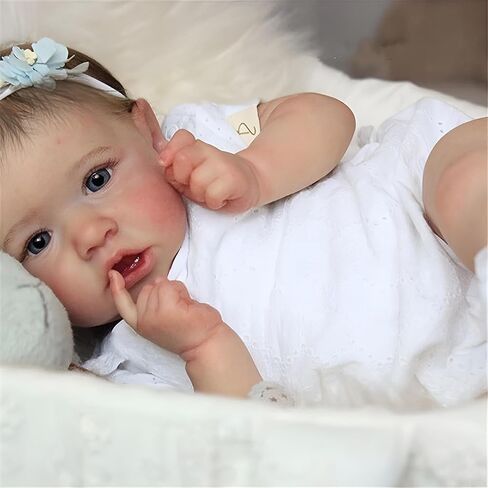 Reborn Baby Dolls - 20 inch Lifelike Realistic Baby Doll Boy, Real Life Baby Dolls with Soft Weighted Body, Real Newborn Baby Reborn Gift with Accessories for 3+ Years Old Kids in Saudi Arabia