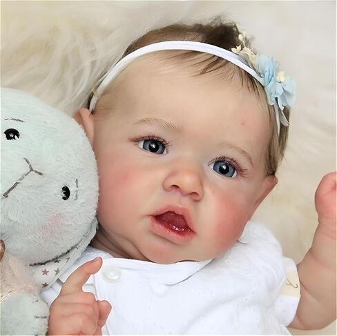 Reborn Baby Dolls - 20 inch Lifelike Realistic Baby Doll Boy, Real Life Baby Dolls with Soft Weighted Body, Real Newborn Baby Reborn Gift with Accessories for 3+ Years Old Kids in Saudi Arabia