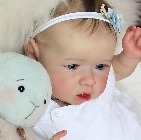 Reborn Baby Dolls - 20 inch Lifelike Realistic Baby Doll Boy, Real Life Baby Dolls with Soft Weighted Body, Real Newborn Baby Reborn Gift with Accessories for 3+ Years Old Kids in Saudi Arabia
