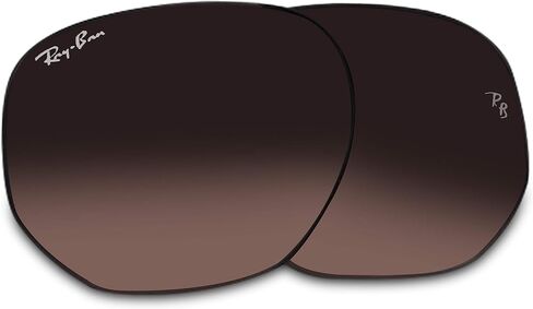 Ray-Ban Original HEXAGONAL RB3548N 51M Light Blue Flash Replacement Lenses For Men For Women + BUNDLE with Designer iWear Eyewear Kit in Saudi Arabia