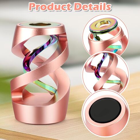 Upgraded Kinetic Desk Toys, Kinetic Spinning Desk Toy, Desk Fidgets for Adults, Fidget Toys for Party Favors, Stocking Stuffers (Rainbow) in Saudi Arabia