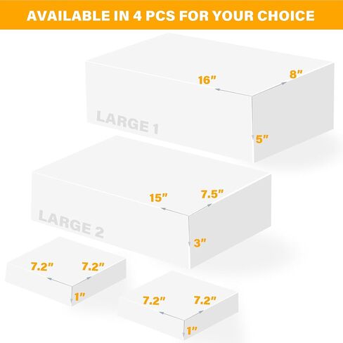 6 Steps Display Stands, White Acrylic Buffet Risers, Food Display Risers for Party with Hollow Bottoms in Saudi Arabia