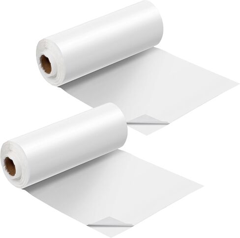 Moukeren 40 × 100 '' Circus tablecloth roll tablecloth tableroth divable diy carnival carnival party supplies for big top tup backdrop strops stupes stupes level stupes (white ، red ، 2 roll) in Kuwait