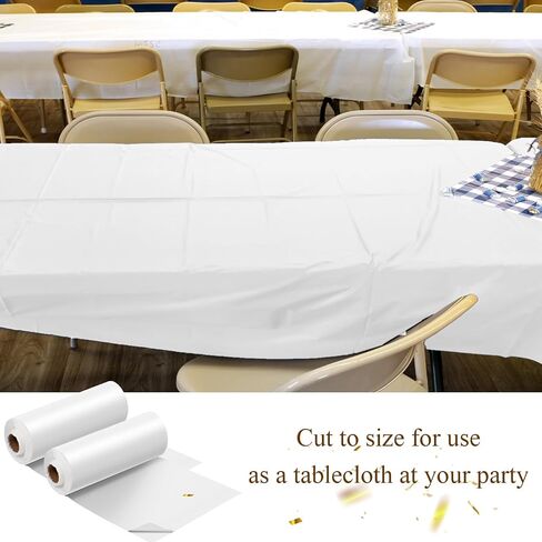 Moukeren 40 × 100 '' Circus tablecloth roll tablecloth tableroth divable diy carnival carnival party supplies for big top tup backdrop strops stupes stupes level stupes (white ، red ، 2 roll) in Kuwait