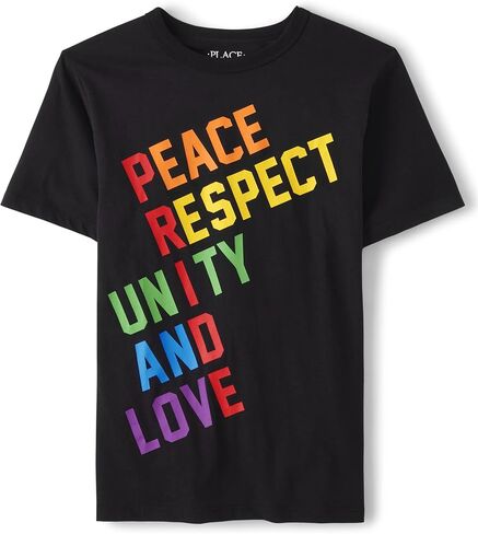 تيشيرتات The Children's Place Boys' Equality for All ذات الأكمام القصيرة ذات الرسومات، Dream Lead Achieve Believe in Saudi Arabia