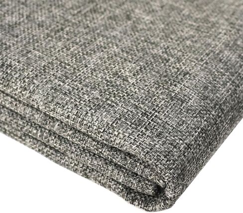 78 × 57 بوصة طبيعية سميكة من القماش الممتاز Linen Liner Liner Multi متعددة الأغراض مواد الألياف للبستنة لحفلات الزفاف العدائين ديكورات الحفلات المنزل عيد الميلاد (رمادي داكن) in Kuwait